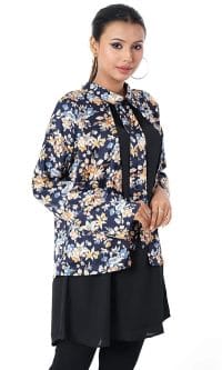 Ladies Shirt bow Tie Special Tunic Tops - Image 3