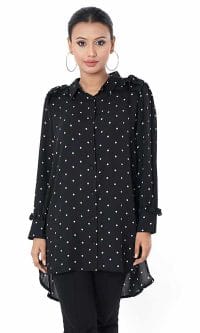Ladies Shirt Special black Tunic Tops - Image 2