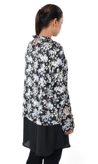 Petal & Knot: The Kaora Lake Luxe Bow-Tie Top - Image 2