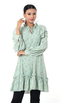 Women's Floral Tops Best fastening Shirt - Image 3