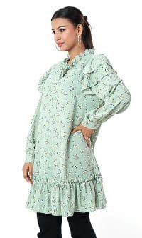 Women's Floral Tops Best fastening Shirt - Image 6