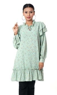 Women's Floral Tops Best fastening Shirt - Image 7