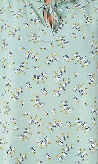 Women's Floral Tops Best fastening Shirt - Image 8