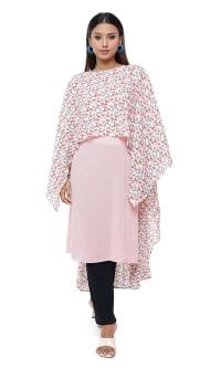 Rose Blush Pink Luxe Kaftan - Image 2