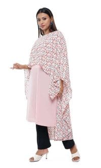 Rose Blush Pink Luxe Kaftan - Image 4