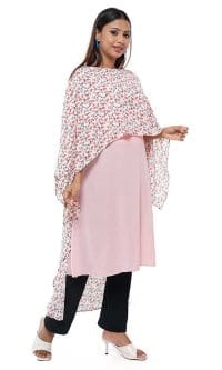 Rose Blush Pink Luxe Kaftan - Image 5