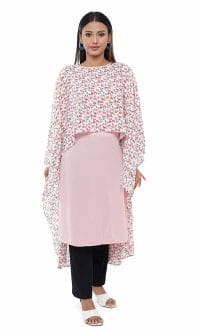 Rose Blush Pink Luxe Kaftan