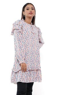 Women's Floral Tops Best fastening Shirt - Image 2