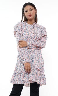 Women's Floral Tops Best fastening Shirt - Image 3