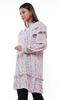 Women's Floral Tops Best fastening Shirt - Image 4