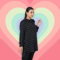 Ladies Shirt Special black Tunic Tops - Image 8